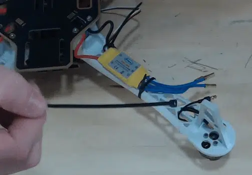 Attaching ESCs to arms of diy drone