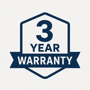 3 Year Warranty